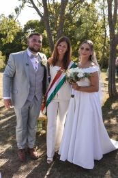 Niki és Marci esküvői szertartása